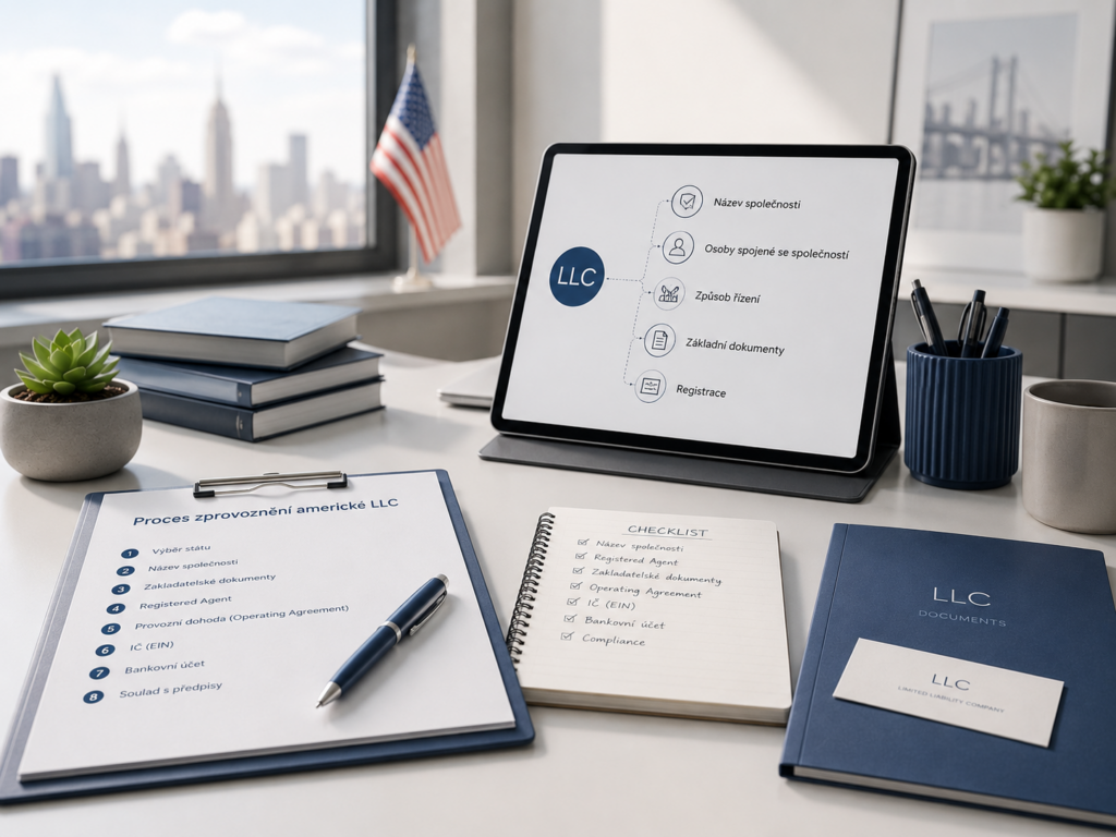 Proces zprovoznění americké LLC